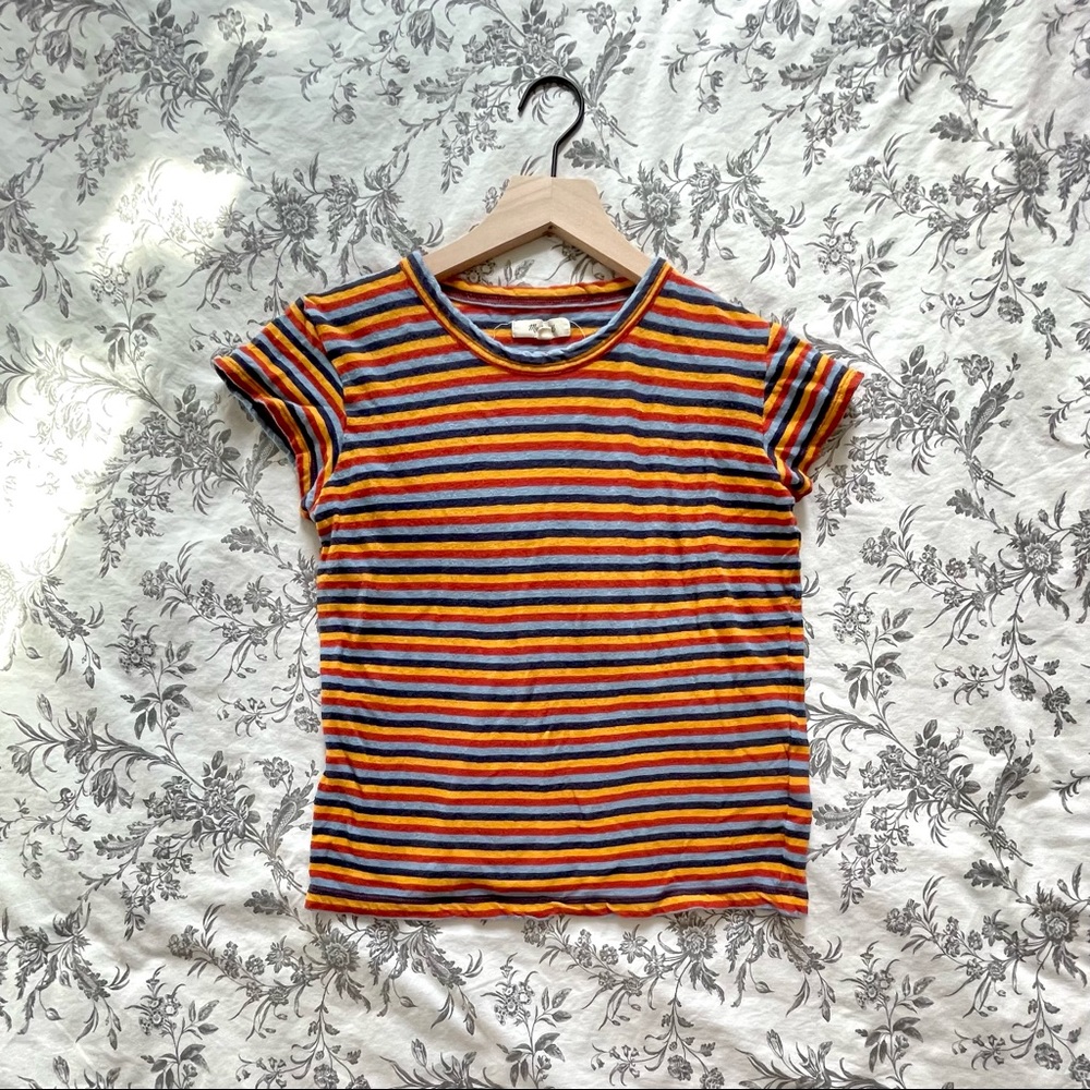 Madewell Rainbow Stripe Tee